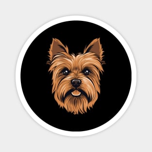 Australian Terrier Face Cute Cartoon Puppy Dog Lover Magnet